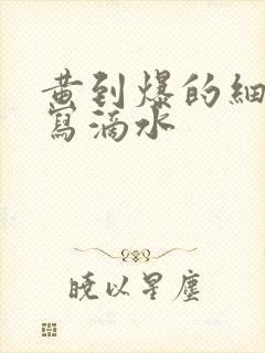 黄到爆的细节描写滴水