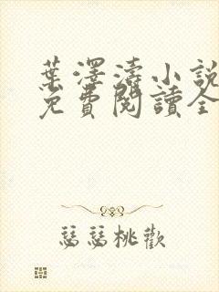 叶泽涛小说全文免费阅读全文