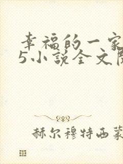 幸福的一家1一5小说全文阅读