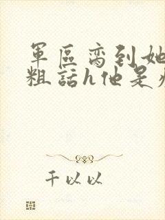 军区脔到她哭h粗话h他是疯批