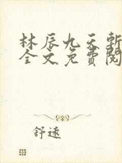 林辰九天斩神诀全文免费阅读笔趣阁