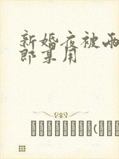 新婚夜被两个伴郎享用