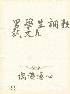 男学生调教男总裁文h