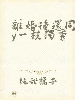 离婚后还同居by一枝独秀