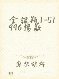金银瓶1-51996杨敏