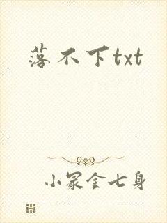 落不下txt