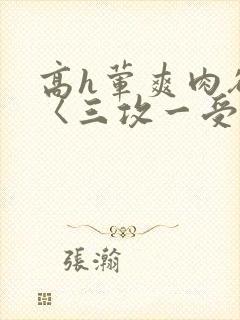 高h荤爽肉欲文〈三攻一受〉视频