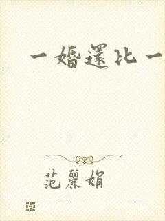 一婚还比一婚高
