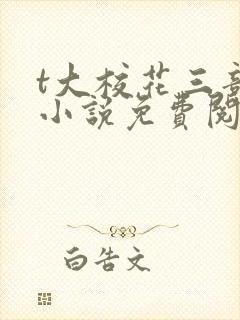 t大校花三部曲小说免费阅读全文