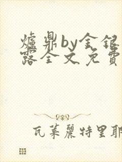 炉鼎by金银花露全文免费阅读笔趣阁