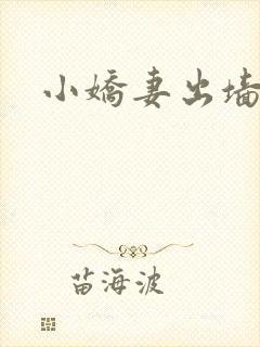 小娇妻出墙记