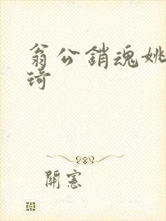 翁公销魂姚瑶琦琦