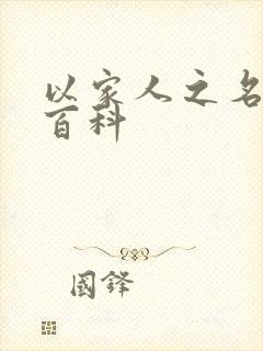 以家人之名百度百科