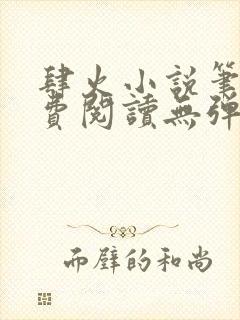 肆火小说笔趣免费阅读无弹窗