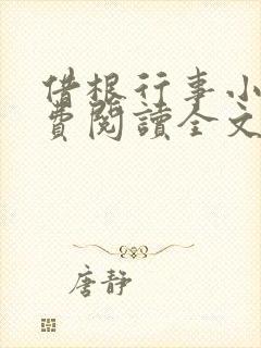 借根行事小说免费阅读全文在线阅笔趣无弹窗