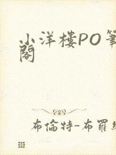 小洋楼PO笔趣阁