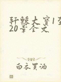 轩辕大宝1至720章全文