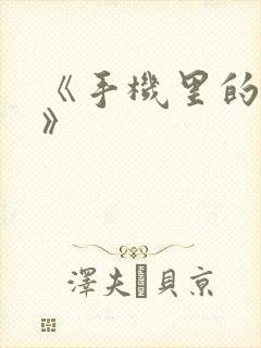 《手机里的秘密》