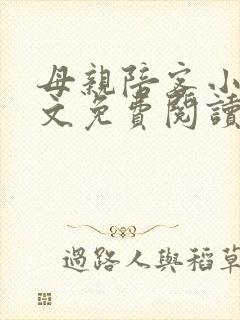 母亲陪客小说全文免费阅读