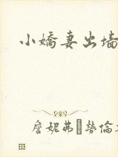 小娇妻出墙记
