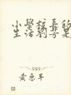 小学校长的幸福生活刘芳是谁