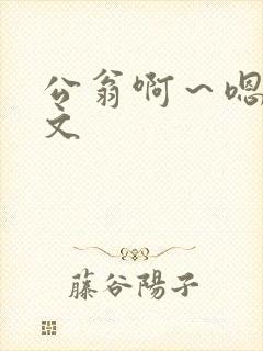 公翁啊～嗯啊h文