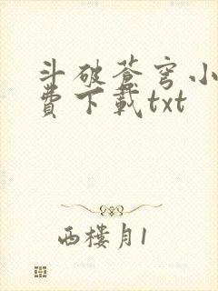 斗破苍穹小说免费下载txt