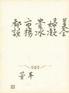 都市贵妇美腿小说杨冰凝全文阅读