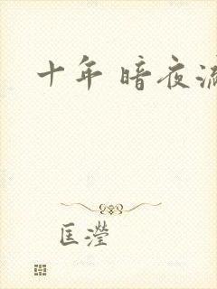 十年 暗夜流光