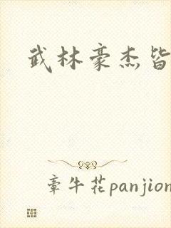 武林豪杰皆我奴