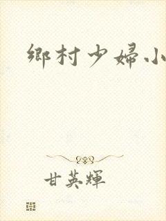 乡村少妇小说