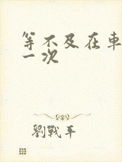 等不及在车里做一次