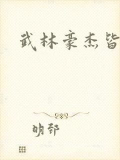 武林豪杰皆我奴