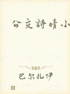 公交诗晴小说