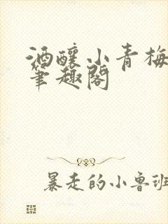 酒酿小青梅po笔趣阁