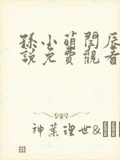 孙小萌闫辰的小说免费观看