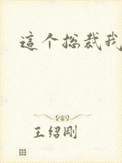 这个总裁我要了