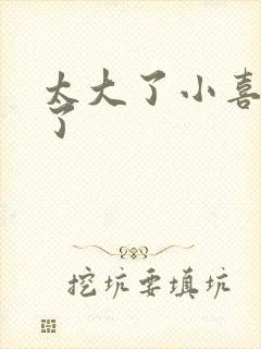 太大了小喜涨死了