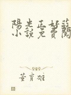 阳光正好苏玥玥小说免费阅读