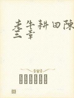 老牛耕田陈雪第三章