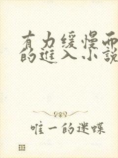 有力缓慢而坚定的进入小说