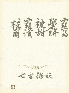 校霸被学霸玩到崩溃甜饼写手