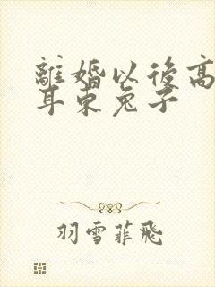 离婚以后高干 耳东兔子