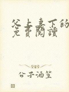 父上妻下的小说免费阅读