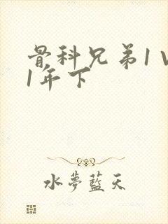 骨科兄弟1 V1年下