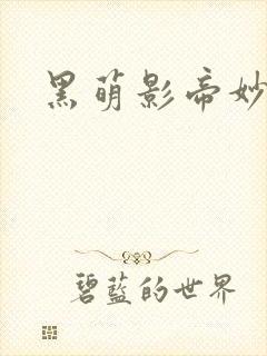 黑萌影帝妙探妻