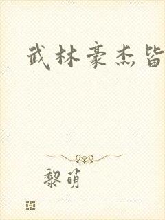 武林豪杰皆我奴