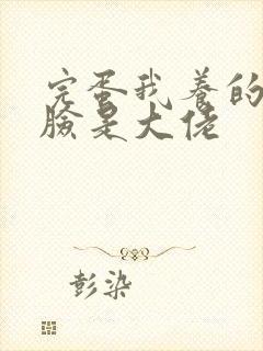 完蛋我养的小白脸是大佬