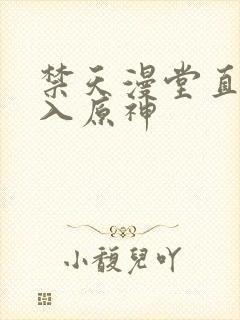 禁天漫堂直接进入原神