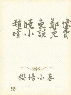 赵晓东郑伟吴雪晴小说免费阅读